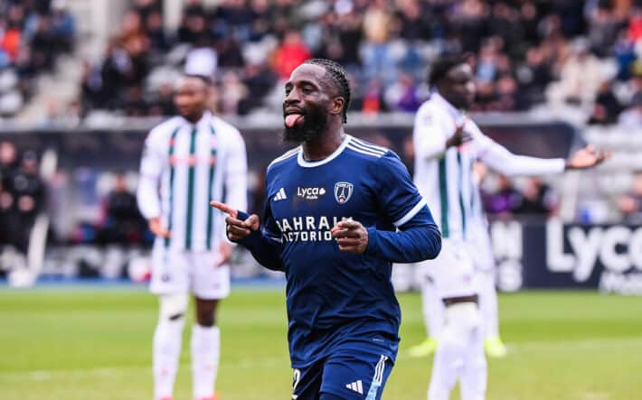  Paris FC v Red Star   Ligue 2 BKT 20242025   Malian striker Nouha Dicko set to leave Paris FC for Middle East move   AfricaSoccercom