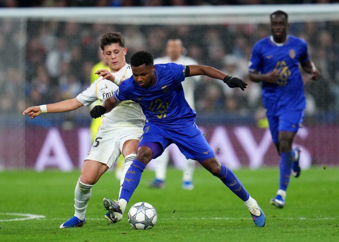  real madrid cf v as monaco uefa champions league 2025 26 league phase md7 5 1170x836   African rooted trio Ansu Fati Lamine Camara and Maghnes Akliouche doubtful for PSG clash   AfricaSoccercom