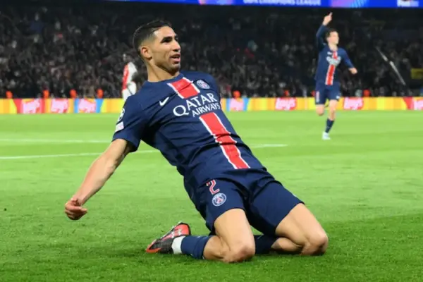 Morocco captain Achraf Hakimi becomes PSG’s all-time assist leader among defenders