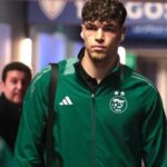 Melvin Mastil making his debut for Algeria during an international match