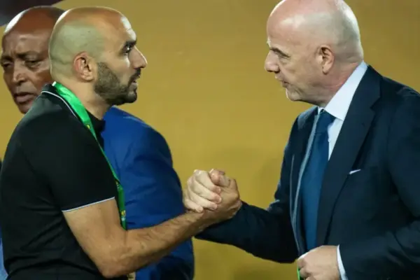 FIFA boss Gianni Infantino pays tribute to Walid Regragui after official Morocco departure