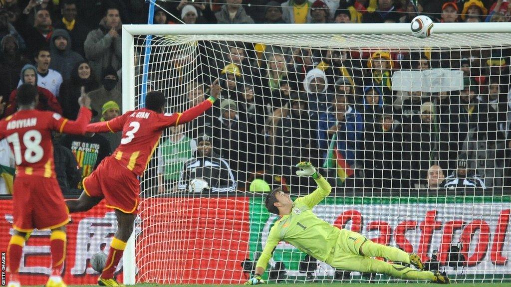 I was hearing voice not to shoot - Former Ghana striker Asamoah Gyan opens up on heartbreaking penalty miss against Uruguay