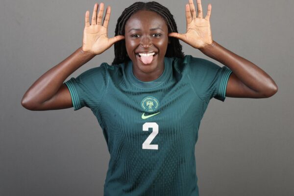 The Super Falcons forward Rinsola Babajide turns to afrobeats to manage match pressure