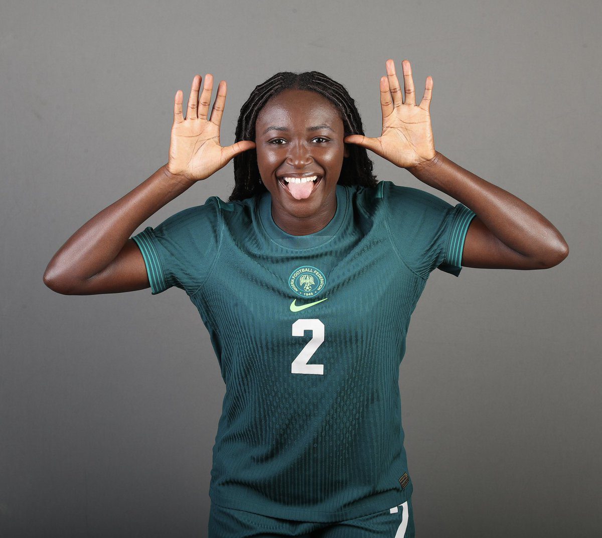The Super Falcons forward Rinsola Babajide turns to afrobeats to manage match pressure