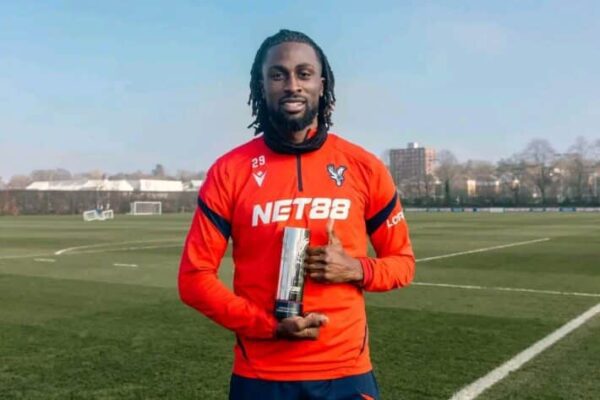 Evann Guessand named Crystal Palace Player of the Month after fast start