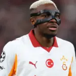 Victor Osimhen in action during a match for Galatasaray