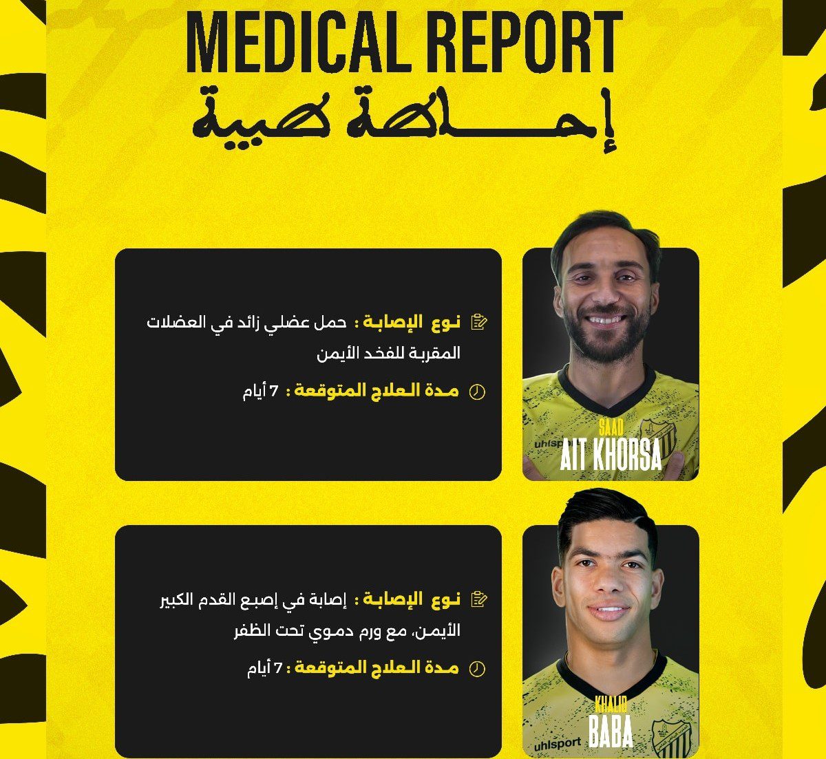 Botola Pro 1: Maghreb Fez loses two key players to injury after Olympique Dcheira win