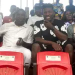 Cameroon goalkeeper Andre Onana watches league match in Yaoundé