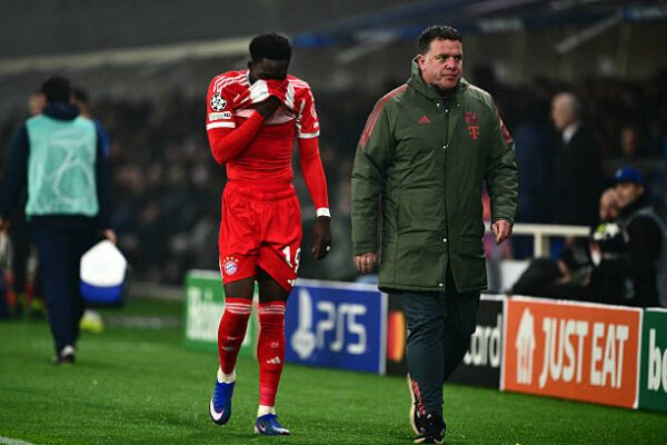 Alphonso Davies suffers injury scare in Bayern Munich’s big win over Atalanta
