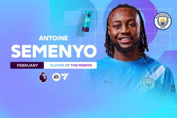 Ghana forward Antoine Semenyo claims February Premier League Player of the Month award