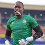 DR Congo Goalkeeper Lionel Mpasi smiling