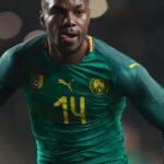 Georges Mandjeck playing for Cameroon national team