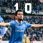 Morocco’s Zakaria El Ouahdi fires Genk to derby victory over Sint-Truiden