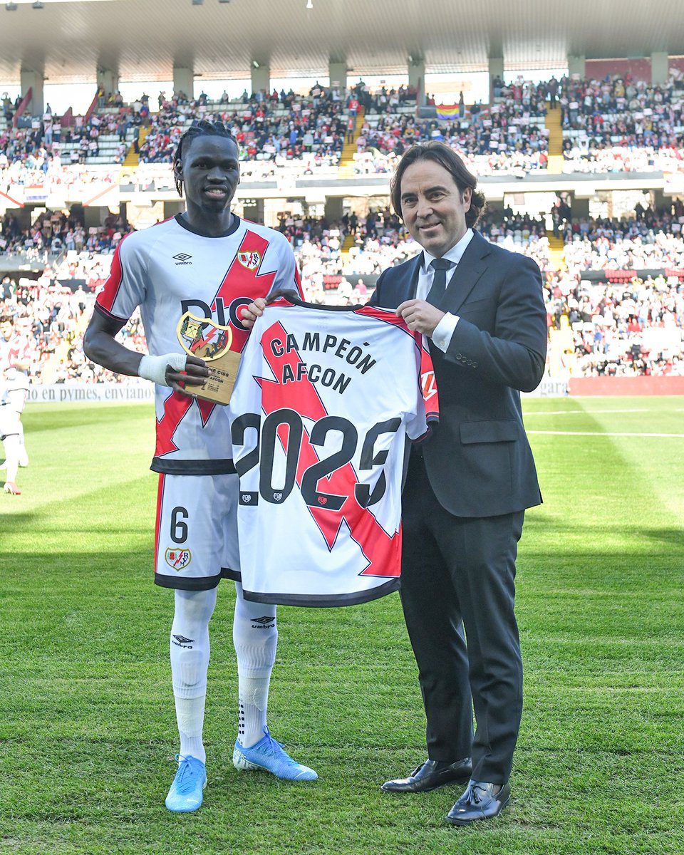 Senegal midfielder Pathe Ciss finally honored by Rayo Vallecano after AFCON 2025 triumph 