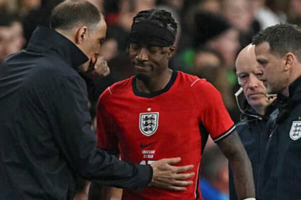 Noni Madueke knee brace sparks fresh Arsenal injury fears