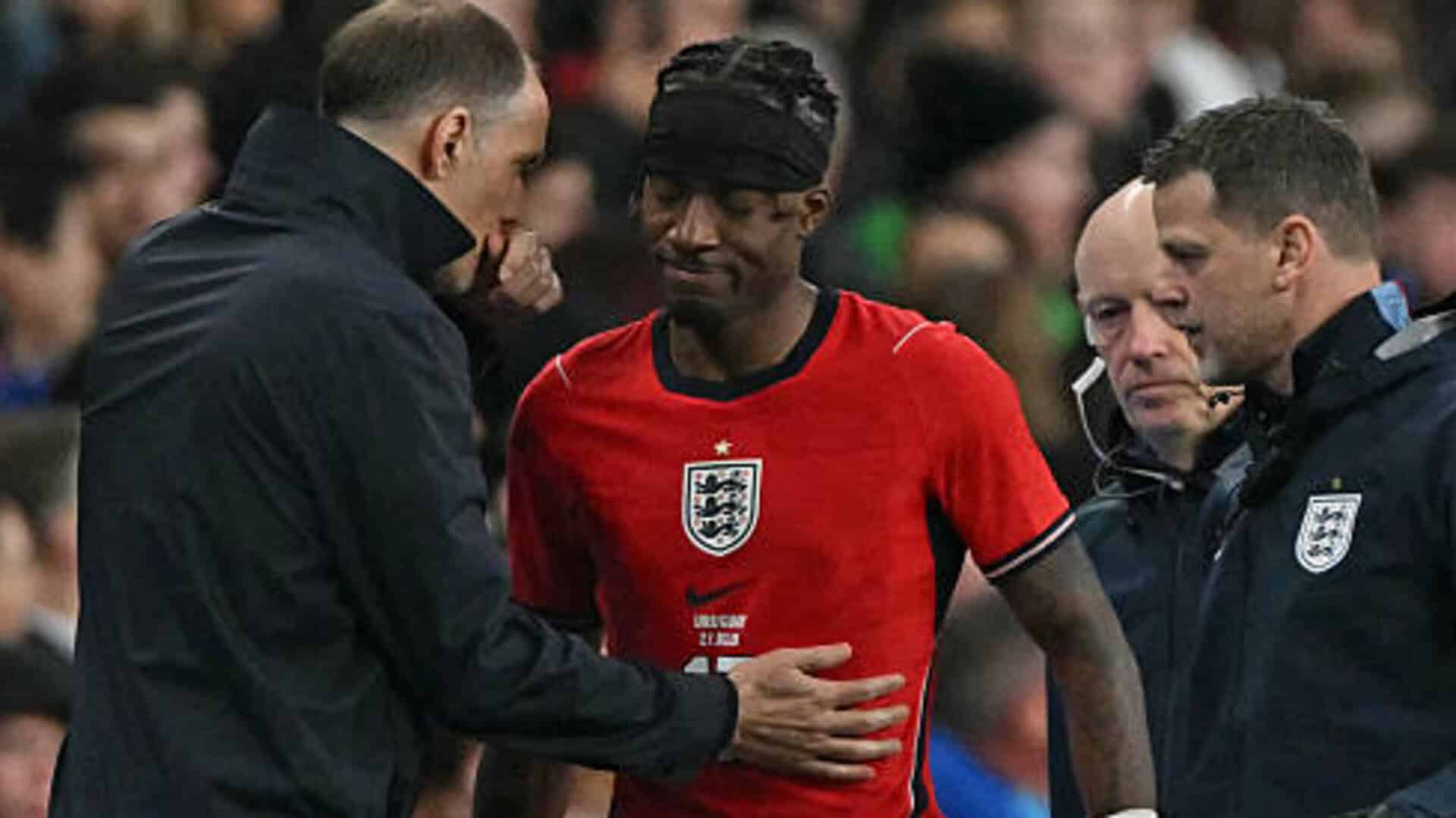 Noni Madueke knee brace sparks fresh Arsenal injury fears