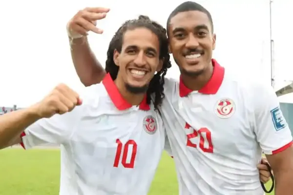 Tunisia national team players training during camp in Canada