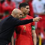 Walid Regragui gives directives to Ahcraf Hakimi