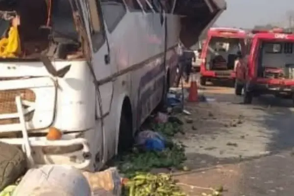 There has been a devastating bus crash involving a Senegalese club