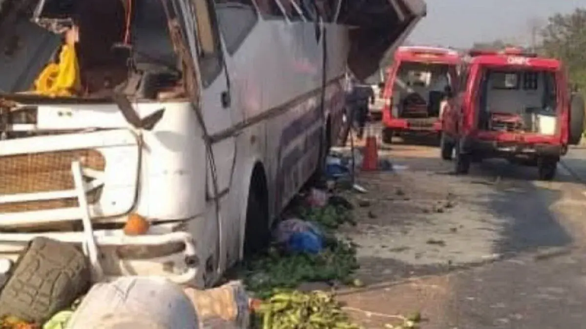 There has been a devastating bus crash involving a Senegalese club