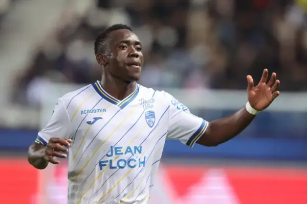 Arthur Avom’s wonder strike rescues Lorient as Cameroonian midfielder celebrates career highlight