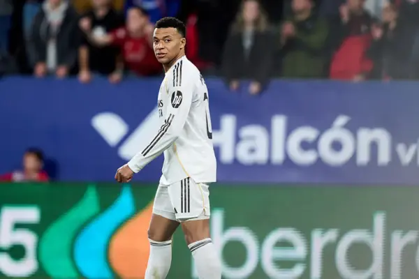 Franco-Cameroonian star Kylian Mbappe returns to Real Madrid training