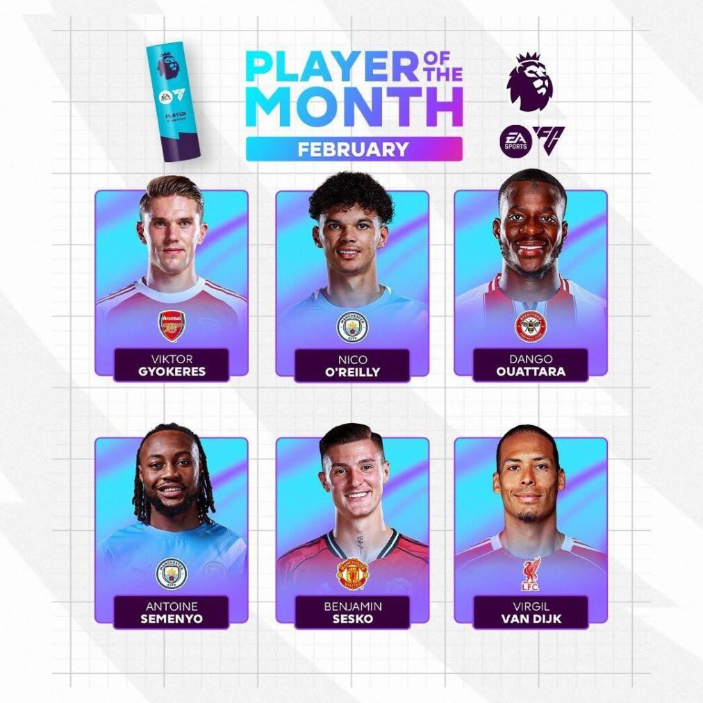 Ghana forward Antoine Semenyo in contention for Premier League Player of the Month for February