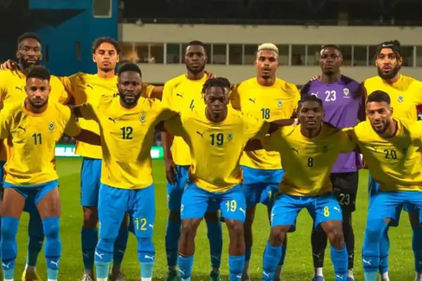 Gabon national team players ahead of match against Uzbekistan