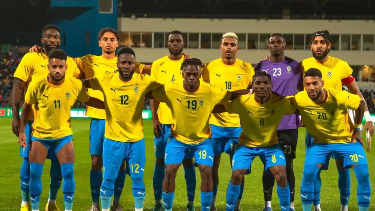 Gabon national team players ahead of match against Uzbekistan