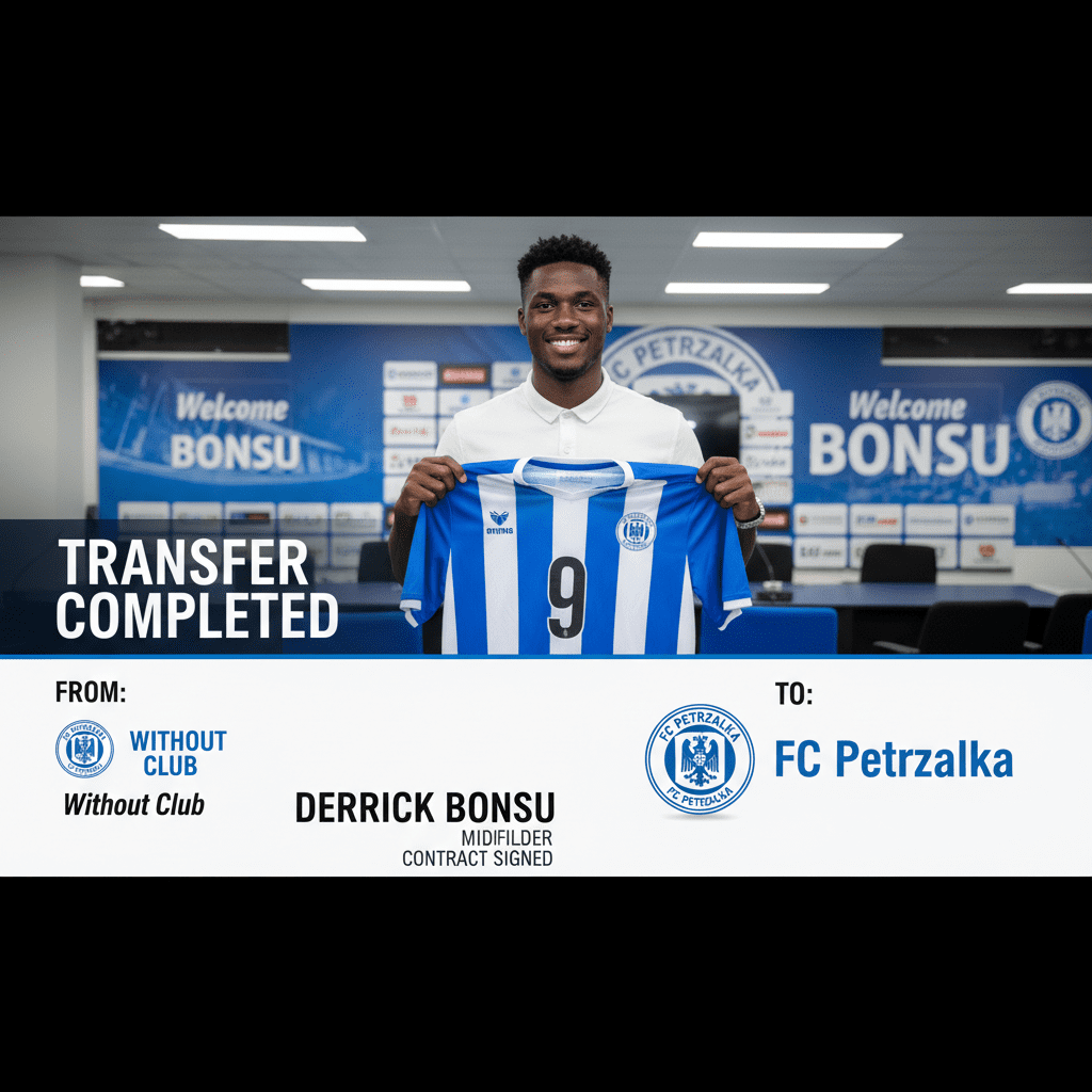 Derrick Bonsu: Defensive midfielder linked with move to Slovakia’s FC Petrzalka