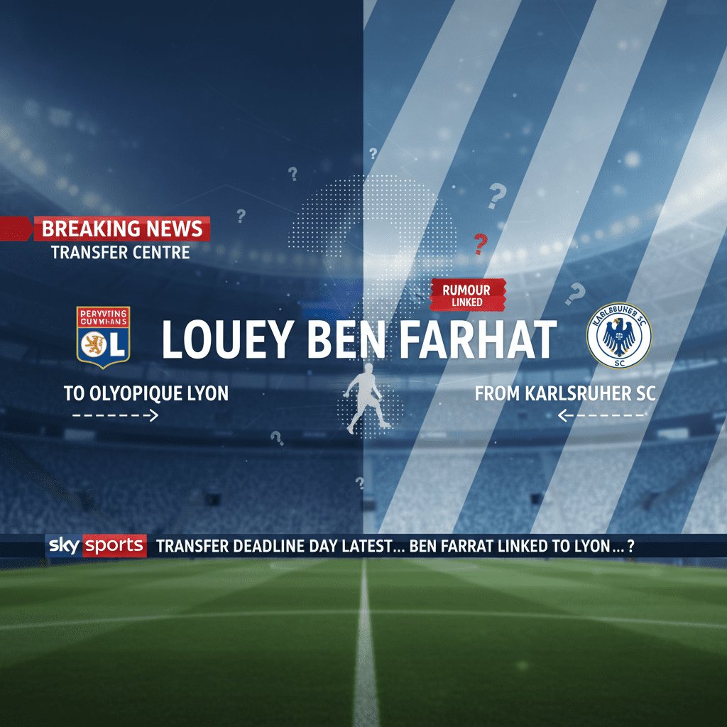 Louey Ben Farhat: Karlsruher SC second striker linked with Lyon move in France transfer rumours
