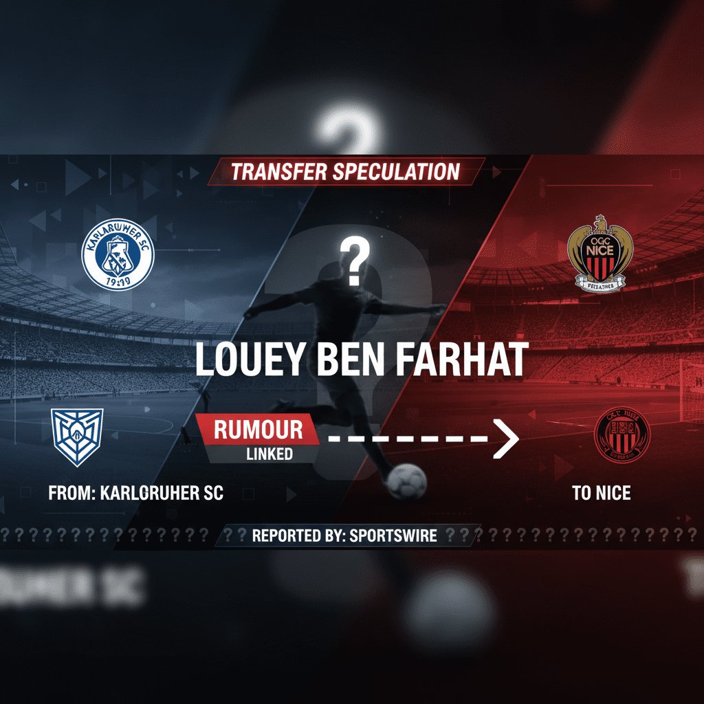 Louey Ben Farhat: Karlsruher SC second striker linked with shock move to Nice in France transfer rumour