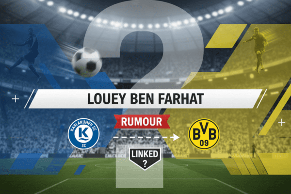 Louey Ben Farhat: Karlsruher SC second striker linked with Dortmund move in Germany transfer rumours