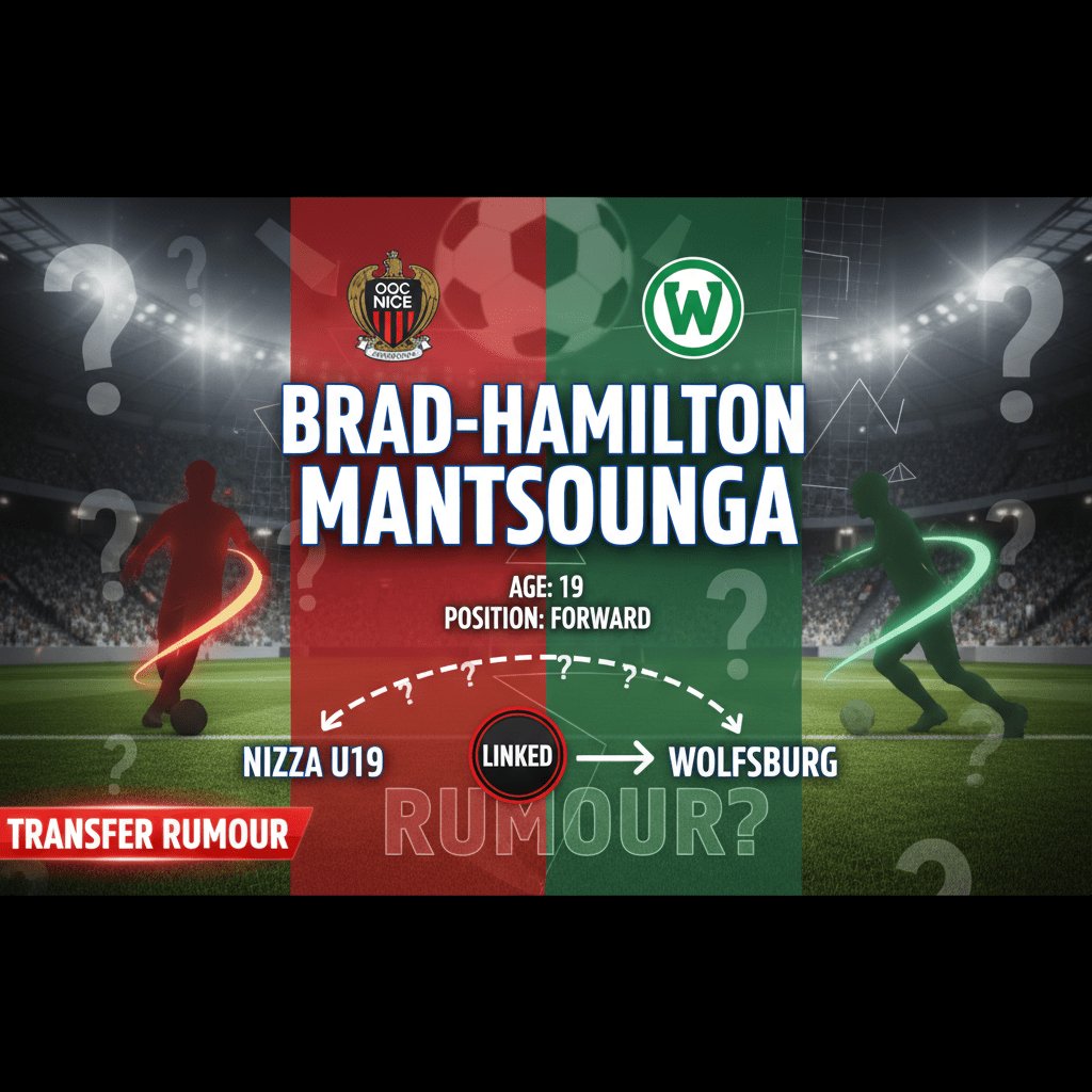 Brad-Hamilton Mantsounga: Nizza U19 centre-back linked with Wolfsburg move in Germany rumours
