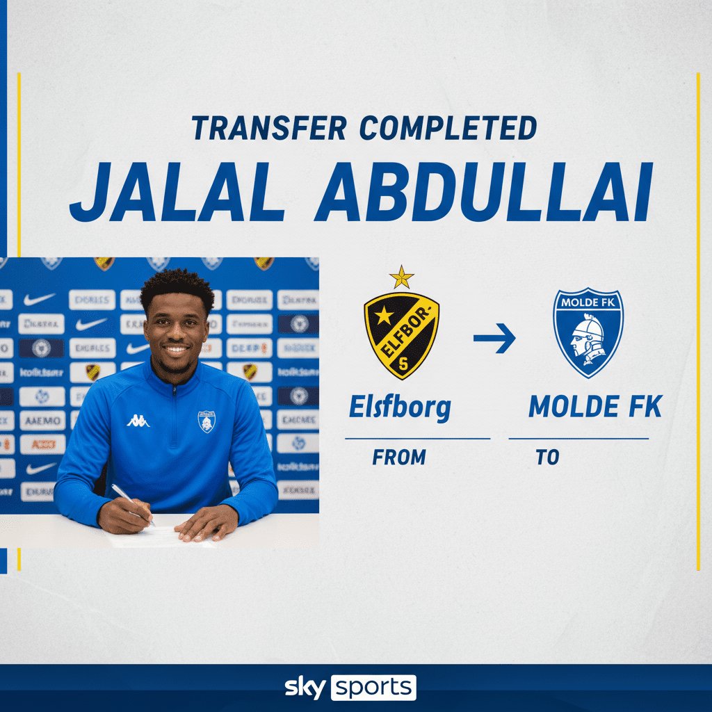Jalal Abdullai: Norwegian centre-forward linked with move to Molde FK