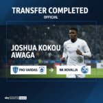 Joshua Kokou Awaga: Right winger linked with move to Croatian side NK Novalja