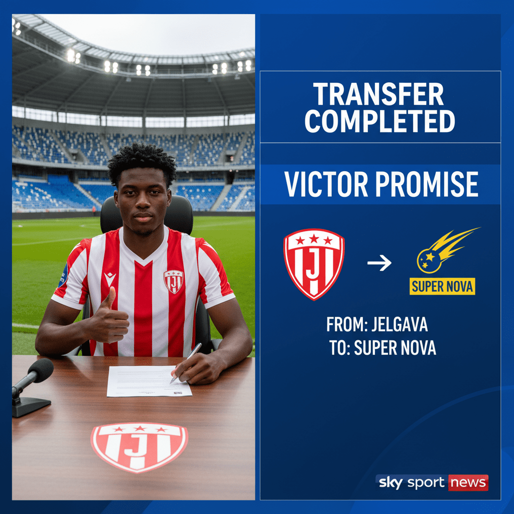 Victor Promise: Right midfielder linked with Latvia’s Super Nova in potential transfer