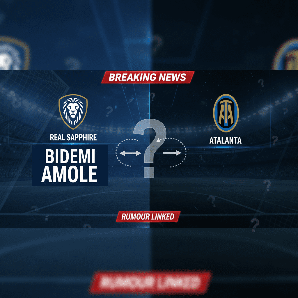 Bidemi Amole: Real Sapphire left winger linked with Atalanta move in Italy transfer rumours