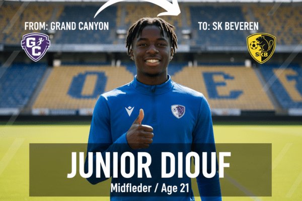 Junior Diouf: Centre-forward linked with move to Belgiums SK Beveren