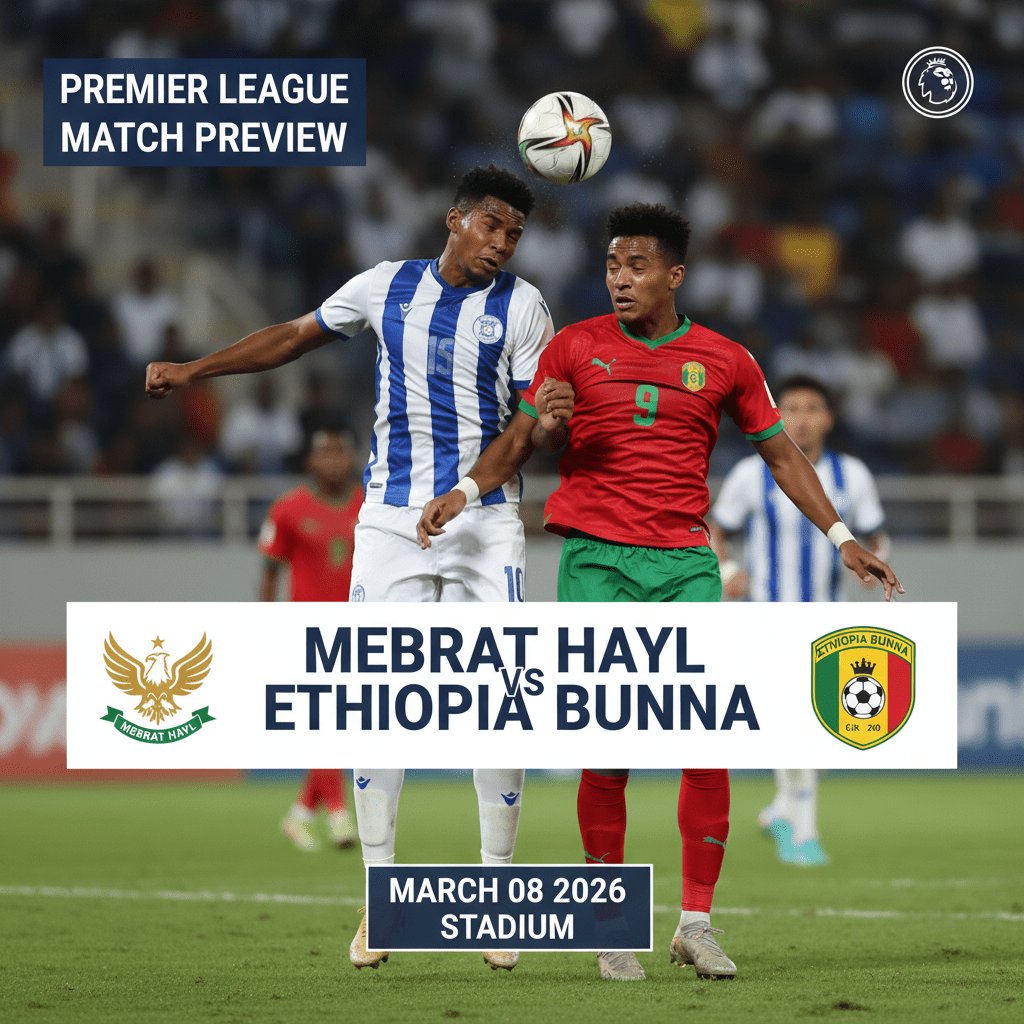 Mebrat Hayl vs Ethiopia Bunna: Preview - Team News, Line-ups, Prediction and Tips | March 08 15:00 GMT