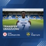 Carlton Ubaezuonu: Centre-forward linked with move to Kings Lynn in England transfer switch