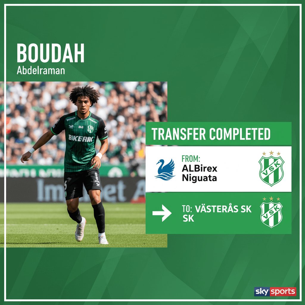 Abdelrahman Boudah: Swedish left winger linked with move to Västerås SK