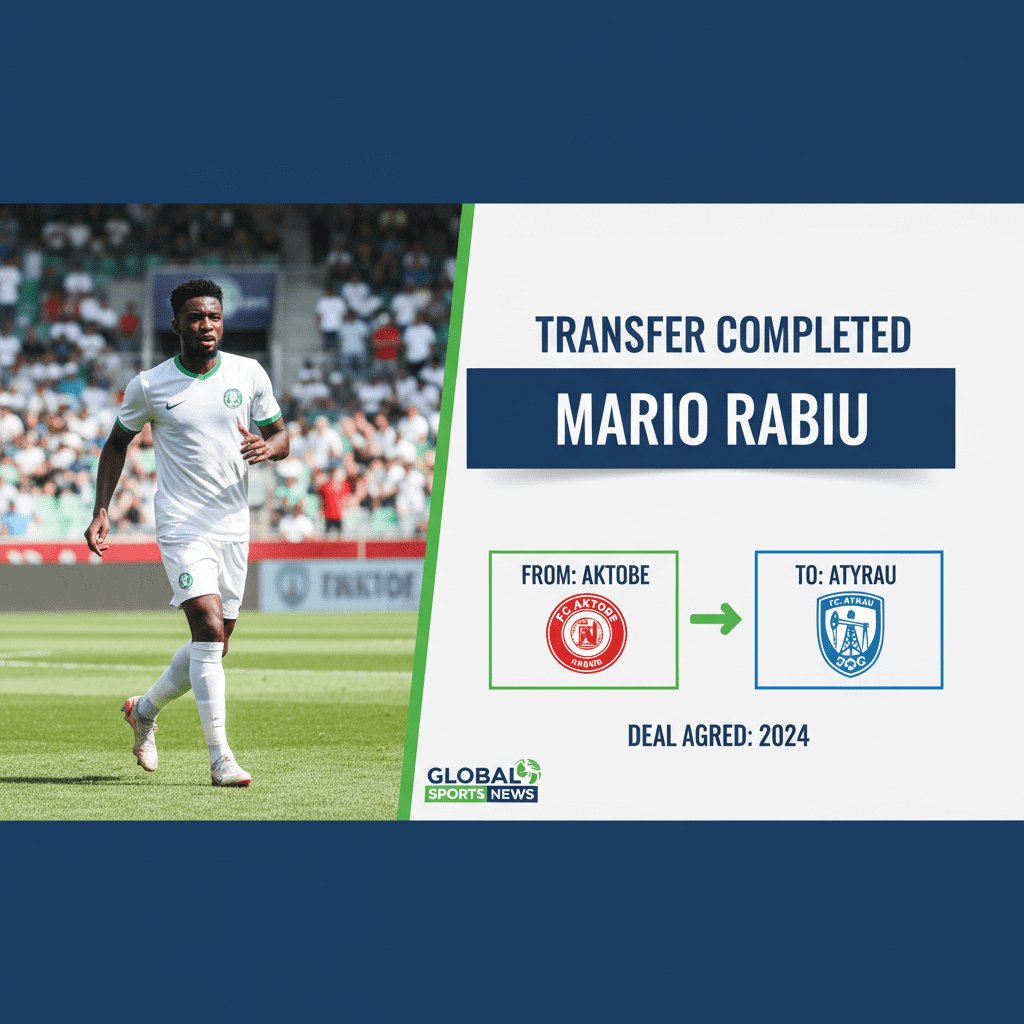 Mario Rabiu: Nigerian defensive midfielder linked with Kazakhstan side Atyrau