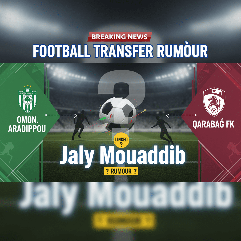 Jaly Mouaddib: Omonia Aradippou left winger linked with move to Qarabağ in Azerbaijan