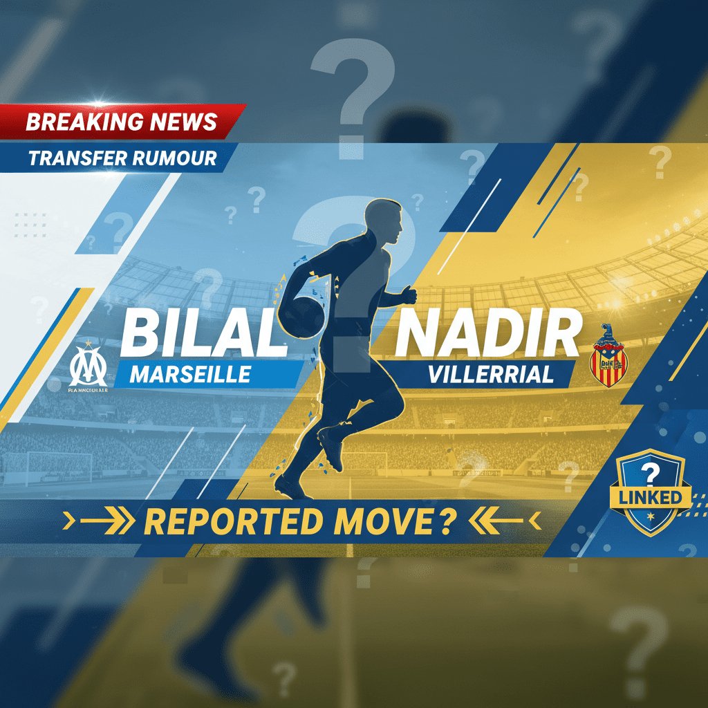 Bilal Nadir: Marseille central midfielder linked with move to Villarreal in Spain