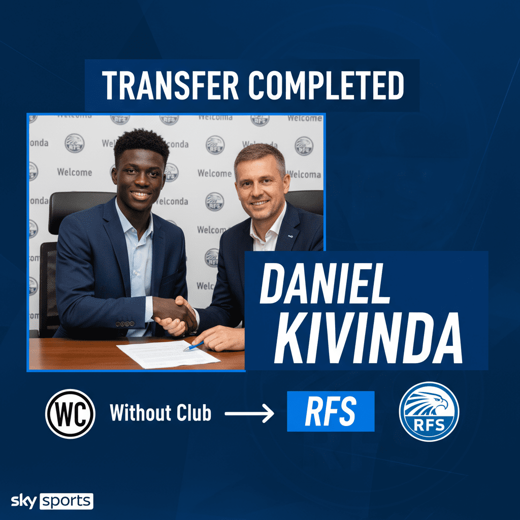 Daniel Kivinda: Centre-forward linked with move to Latvian side RFS