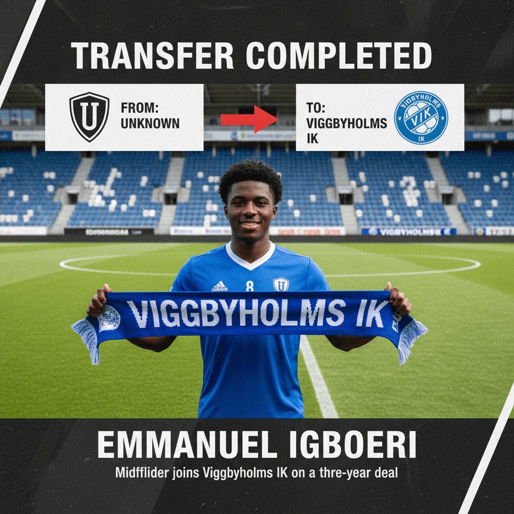 Emmanuel Igboeri: Nigerian centre-forward linked with move to Swedens Viggbyholms IK