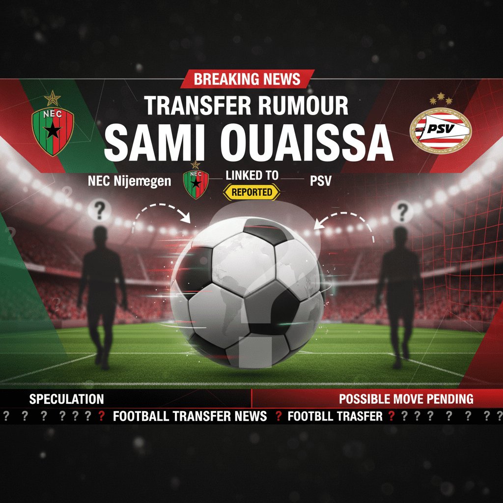 Sami Ouaissa: NEC Nijmegen right midfielder linked with PSV move in Netherlands transfer rumours
