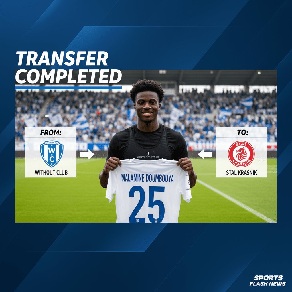 Malamine Doumbouya: Defensive midfielder linked with move to Polish side Stal Krasnik