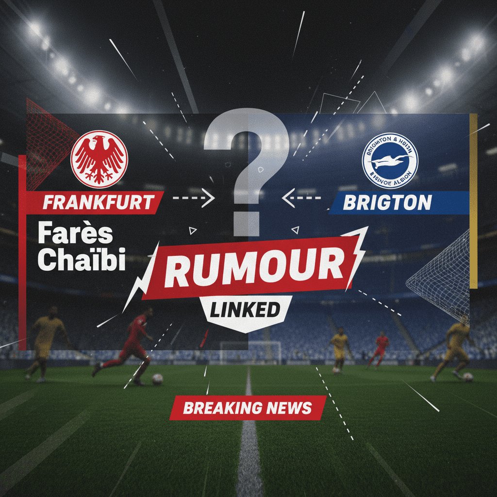 Farès Chaïbi: Frankfurt attacking midfielder linked with Brighton move to England
